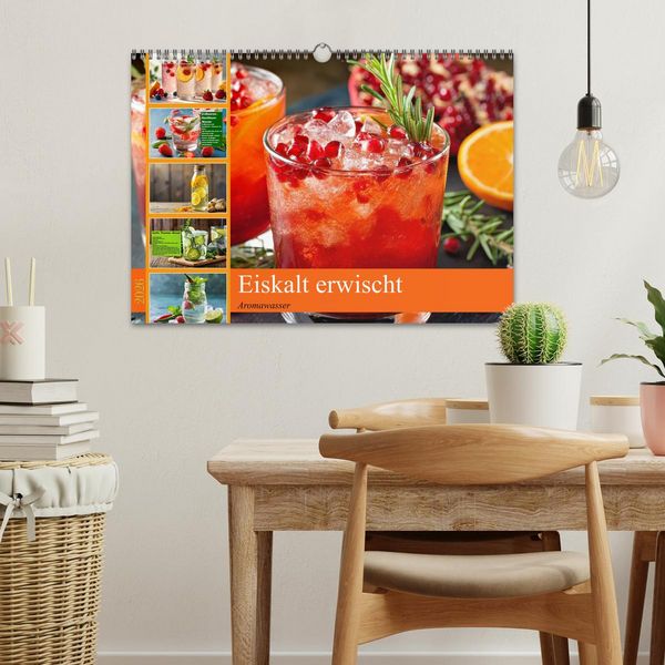 Produktbild: Eiskalt erwischt - Aromawasser (Wandkalender 2026 DIN A3 quer), CALVENDO Monatskalender
