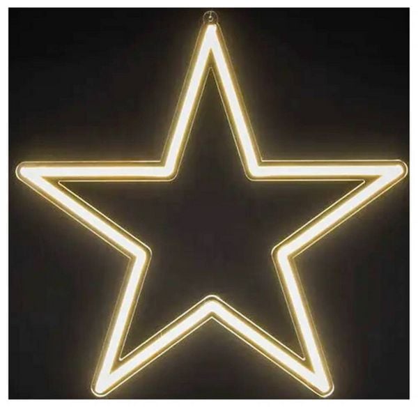Konstsmide 2108-103 LED-Weihnachtsstern Stern Warmweiß LED Klar, Transparent kaufen