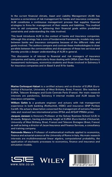 Produktbild: Asset and Liabilities Management for Banks and Insurance Companies