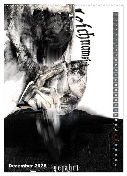 Produktbild: Dreams and Nightmares - Fantasy & Sci-Fi Art / 2026 (hochwertiger Premium Wandkalender 2026 DIN A2 hoch), Kunstdruck in Hochglanz