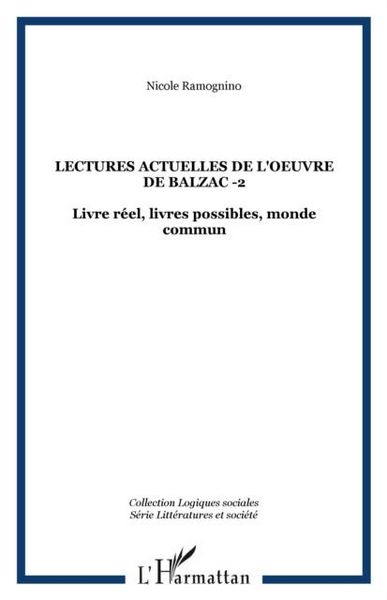 Produktbild: Lectures actuelles de l'oeuvrede balzac