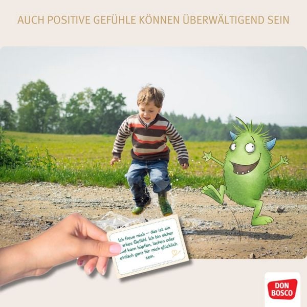Produktbild: Eddie, du verstehst mich! 90 Gef&uuml;hle-K&auml;rtchen mit Affirmationen f&uuml;r Kinder