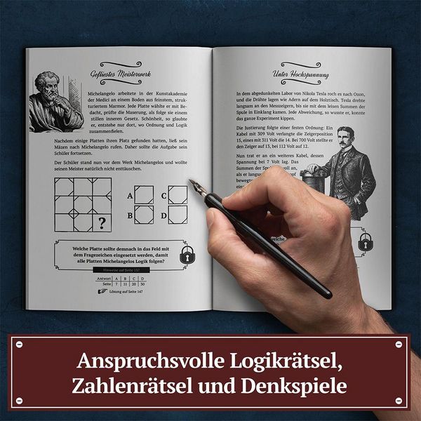 Produktbild: Die genialsten R&auml;tsel der Welt &ndash; Meisterhafte Knobeleien