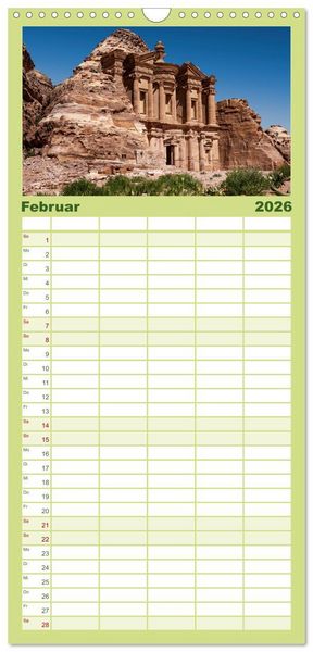 Produktbild: Familienplaner 2026 - Petra Impressionen mit 5 Spalten (Wandkalender, 21 x 45 cm) CALVENDO