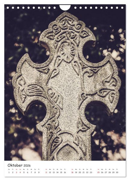 Produktbild: Dean Cemetery - Historischer Friedhof Edinburgh (Wandkalender 2026 DIN A4 hoch), CALVENDO Monatskalender