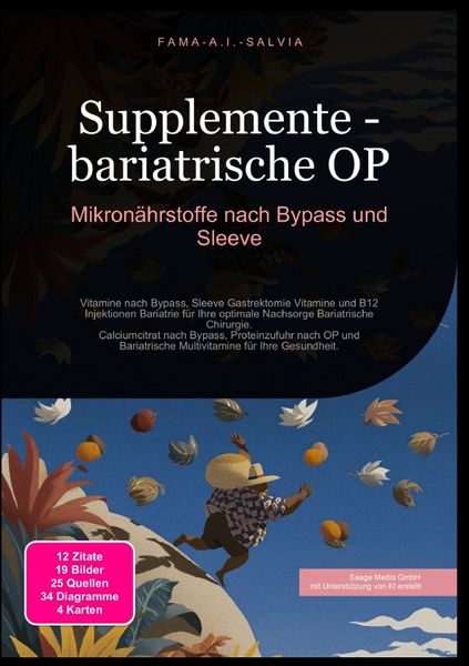 Produktbild: Supplemente - bariatrische OP: Mikron&auml;hrstoffe nach Bypass und Sleeve