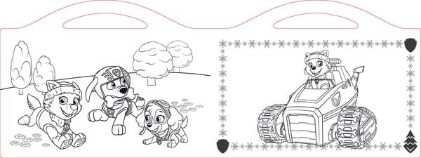 Produktbild: PAW Patrol Malbuch mit über 100 Stickern