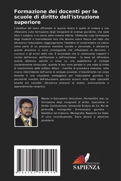 Produktbild: Formazione dei docenti per le scuole di diritto dell'istruzione superiore