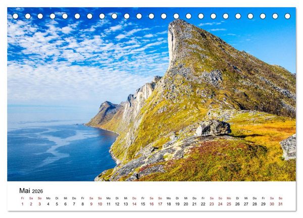 Produktbild: Skandinavien - Hoch im Norden (Tischkalender 2026 DIN A5 quer), CALVENDO Monatskalender