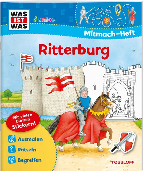 Produktbild: WAS IST WAS Junior Mitmach-Heft Ritterburg