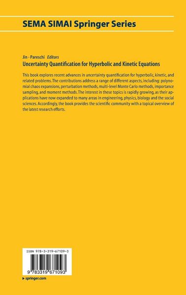 Produktbild: Uncertainty Quantification for Hyperbolic and Kinetic Equations