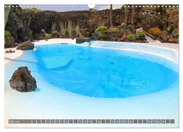 Produktbild: Lanzarote Aus Vulkanen geboren (Wandkalender 2026 DIN A3 quer), CALVENDO Monatskalender