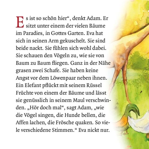 Adam und Eva. Mini-Bilderbuch