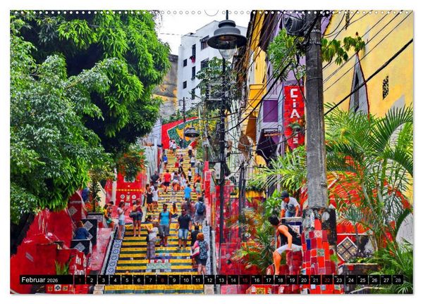Produktbild: Brasilien - das gr&ouml;&szlig;te Land S&uuml;damerikas (hochwertiger Premium Wandkalender 2026 DIN A2 quer), Kunstdruck in Hochglanz