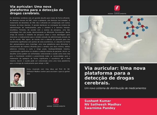 Produktbild: Via auricular: Uma nova plataforma para a detec&ccedil;&atilde;o de drogas cerebrais.