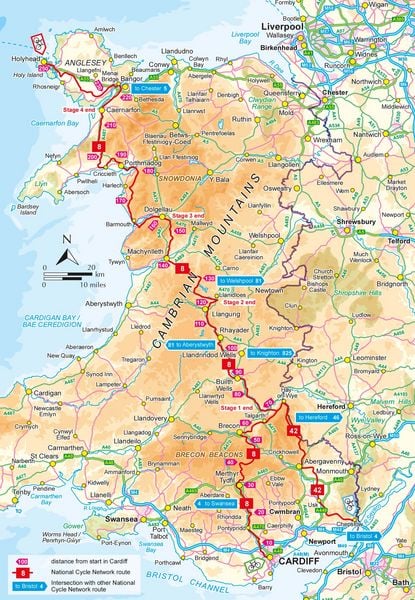 Produktbild: Cycling Lon Las Cymru
