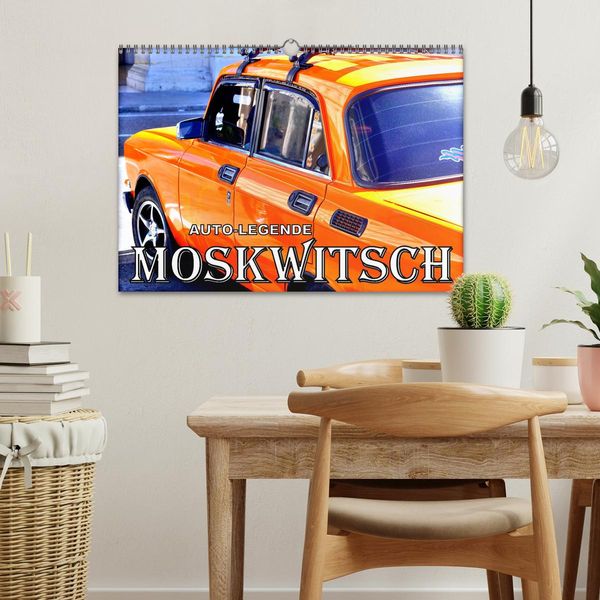 Produktbild: AUTO-LEGENDE MOSKWITSCH (Wandkalender 2026 DIN A3 quer), CALVENDO Monatskalender