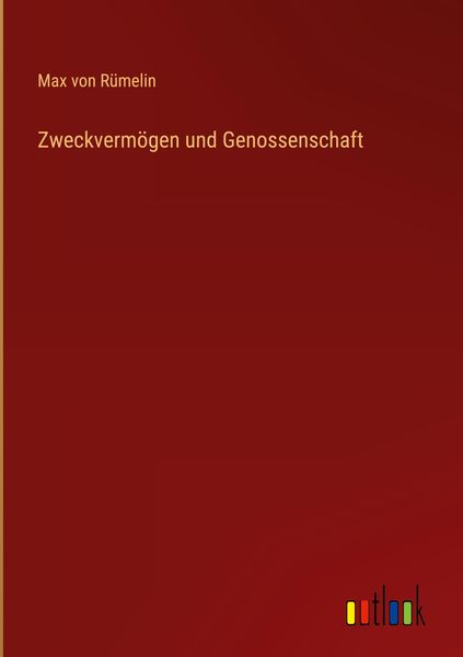 Produktbild: Zweckverm&ouml;gen und Genossenschaft