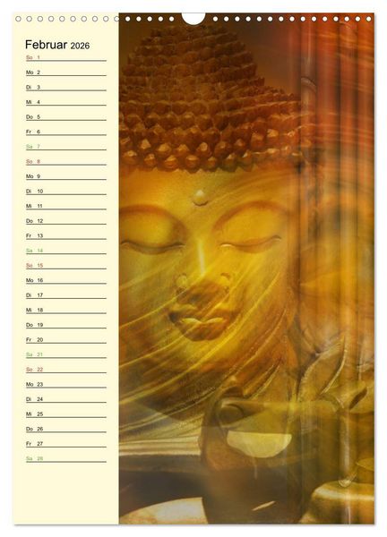 Produktbild: Buddha (Wandkalender 2026 DIN A3 hoch), CALVENDO Monatskalender