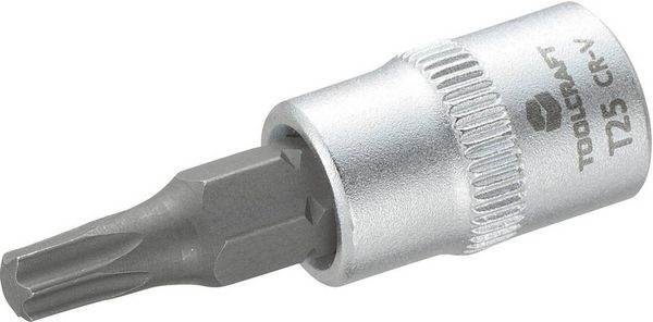 Produktbild: TOOLCRAFT T25 816083 T-Profil Steckschl&uuml;ssel-Bit-Einsatz T 25 1/4\" (6.3 mm)