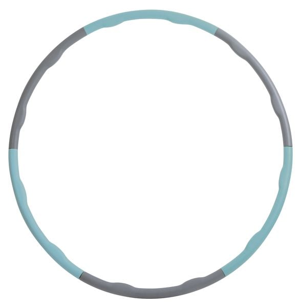 FITNESS-HOOP mit Massagewellen, grey-skyblue, Ø 100cm