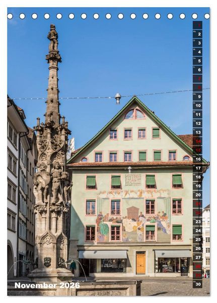 Produktbild: Willkommen in Luzern (Tischkalender 2026 DIN A5 hoch), CALVENDO Monatskalender