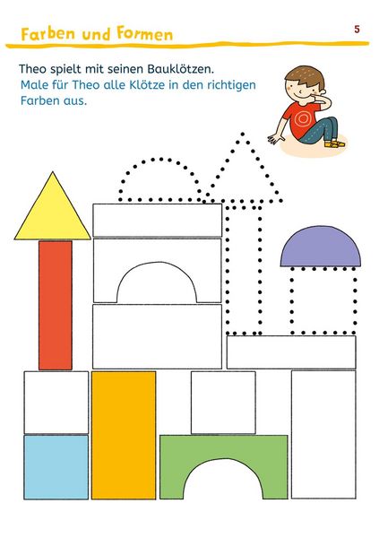 Produktbild: Mein bunter Lern- und R&auml;tselblock: Kindergarten