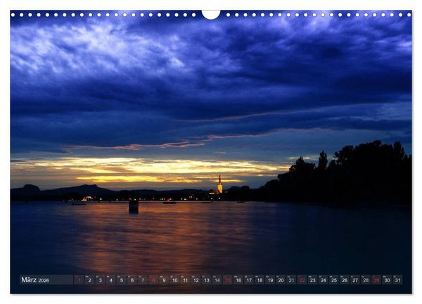 Produktbild: Bodensee zur blauen Stunde (Wandkalender 2026 DIN A3 quer), CALVENDO Monatskalender