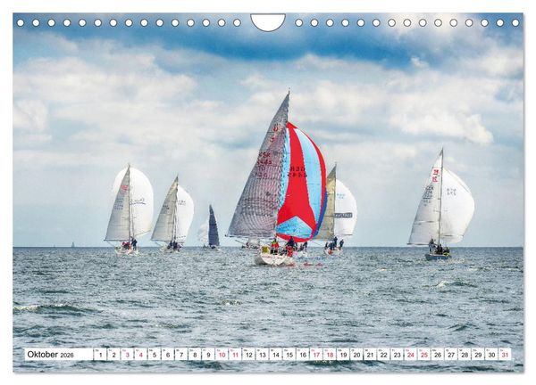 Produktbild: Leidenschaft Segeln (Wandkalender 2026 DIN A4 quer), CALVENDO Monatskalender