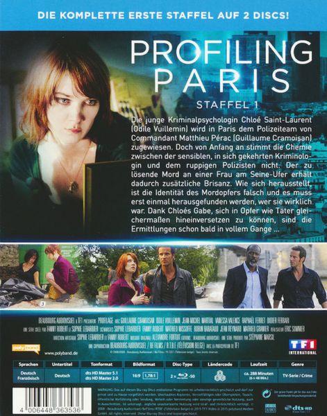 Produktbild: Profiling Paris - Staffel 1 [2 BRs]