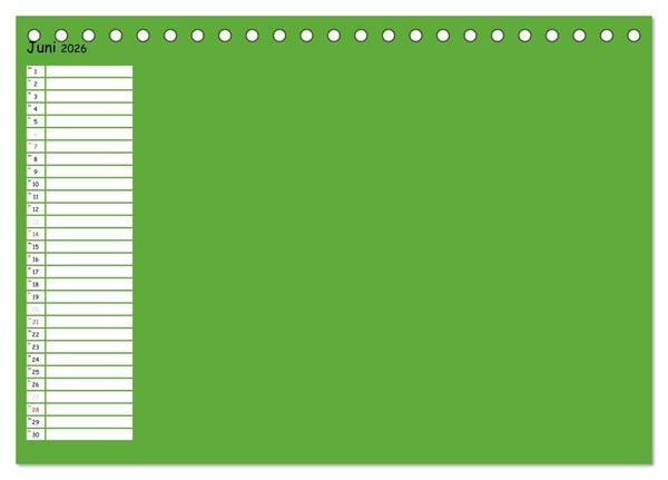 Produktbild: Bunter Bastelkalender (Tischkalender 2026 DIN A5 quer), CALVENDO Monatskalender