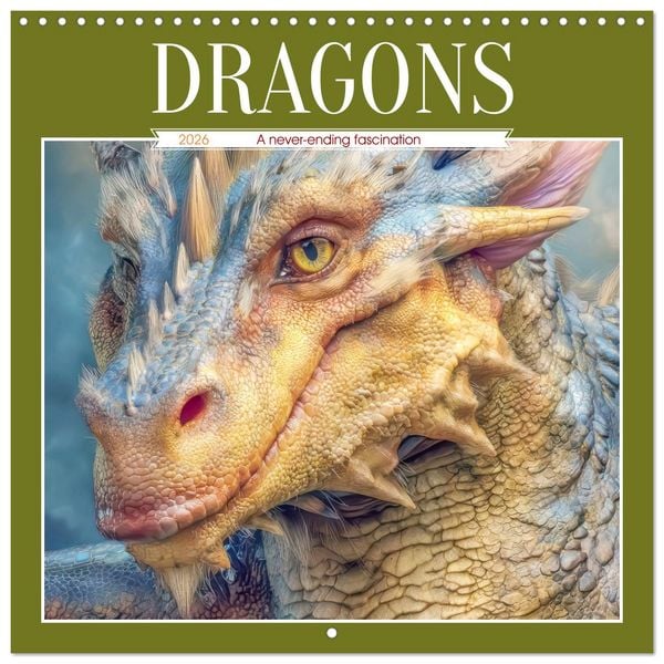 Produktbild: Dragons - A never-ending fascination (Wall Calendar 2026 12 &times; 12 Inch) CALVENDO 12 Month Wall Calendar