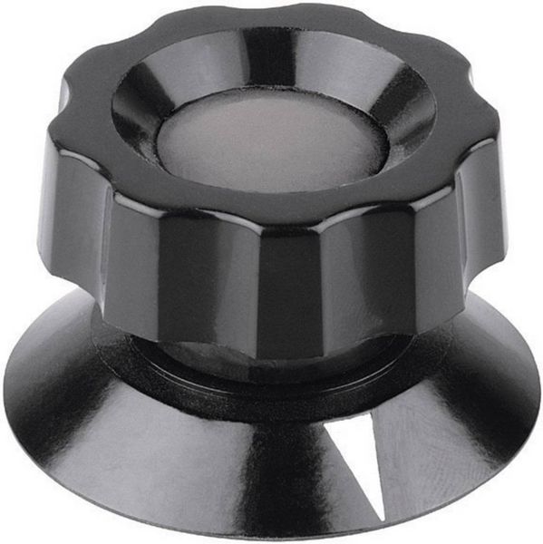 Produktbild: Mentor 475.61 475.61 Drehknopf mit Zeiger Schwarz (&Oslash; x H) 42mm x 28mm 1St.