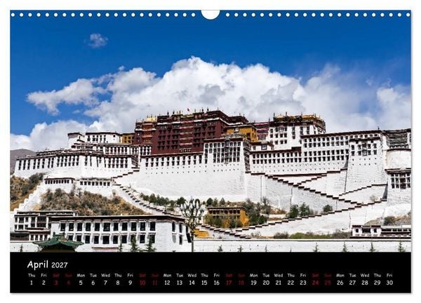 Produktbild: Tibet Land of Legends (Wall Calendar 2027 DIN A3 landscape), CALVENDO 12 Month Wall Calendar