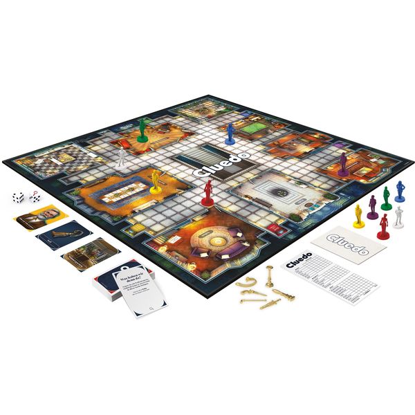 Produktbild: Hasbro F6420100 - Cluedo, Detektivspiel, Neuauflage, Krimi & R&auml;tsel Spiel