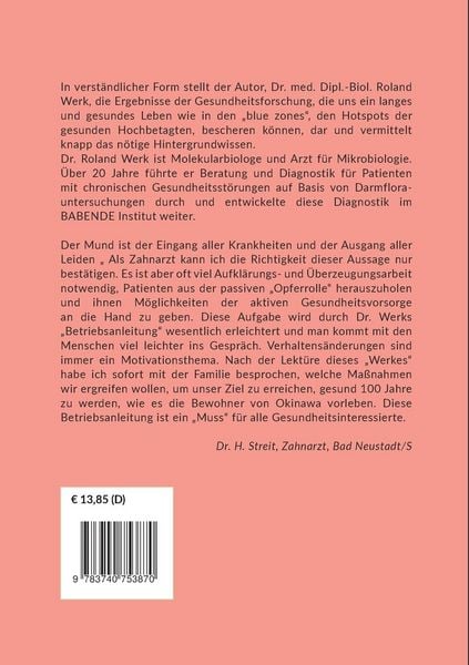Produktbild: Betriebsanleitung Mensch