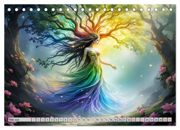 Produktbild: Baumvisionen (Tischkalender 2026 DIN A5 quer), CALVENDO Monatskalender