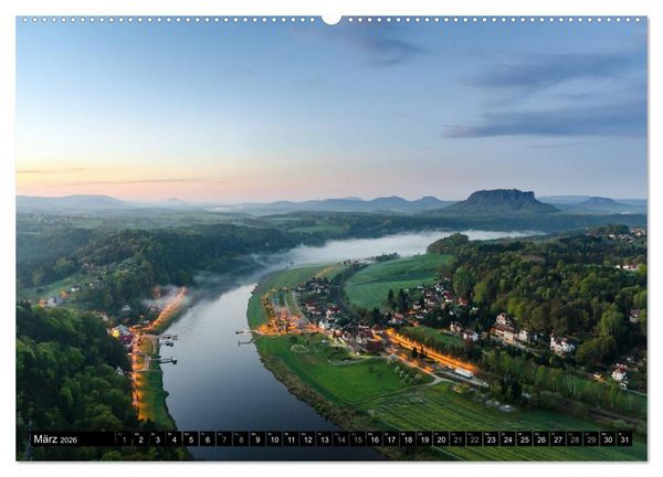 Produktbild: Wundersch&ouml;nes Elbsandsteingebirge (Wandkalender 2026 DIN A2 quer), CALVENDO Monatskalender