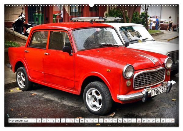 Produktbild: FIAT - Italienische Oldtimer in Kuba (Wandkalender 2025 DIN A2 quer), CALVENDO Monatskalender