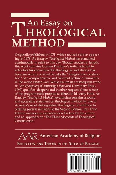 Produktbild: An Essay on Theological Method