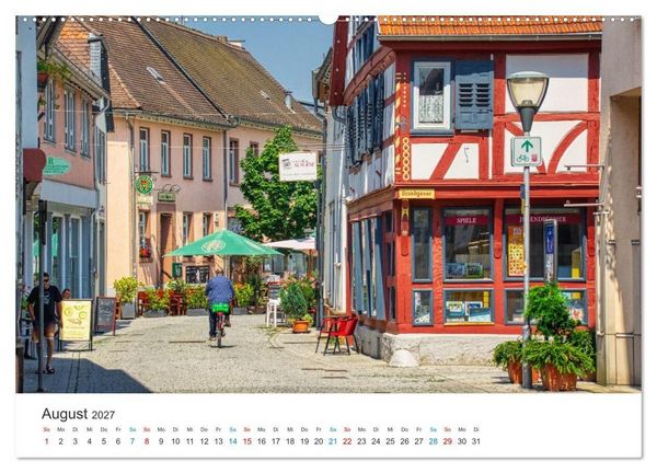 Produktbild: Babenhausen - Sch&ouml;ne Ecken und erstaunliche Besonderheiten (hochwertiger Premium Wandkalender 2027 DIN A2 quer), Kunstdruck in Hochglanz