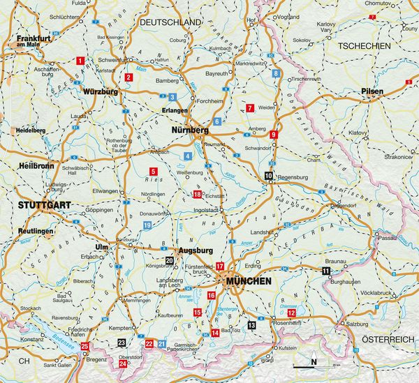 Produktbild: Die Radel-Bucket-List Bayern