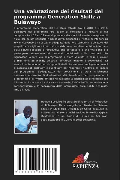 Produktbild: Una valutazione dei risultati del programma Generation Skillz a Bulawayo