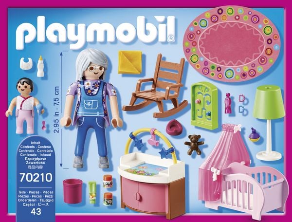 Produktbild: PLAYMOBIL&reg; 70210 Babyzimmer