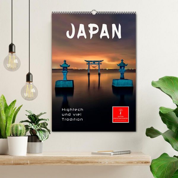 Produktbild: Japan - Hightech und viel Tradition (Wandkalender 2026 DIN A2 hoch), CALVENDO Monatskalender