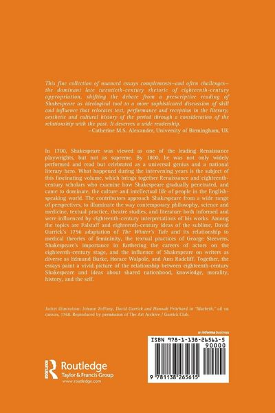 Produktbild: Shakespeare and the Eighteenth Century