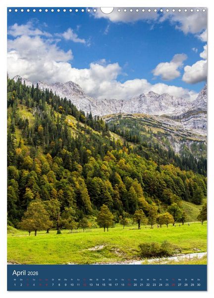 Produktbild: Karwendel - Hinterriss-Eng (Wandkalender 2026 DIN A3 hoch), CALVENDO Monatskalender