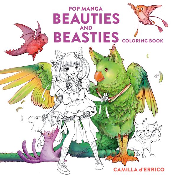 Produktbild: Pop Manga Beauties and Beasties Coloring Book