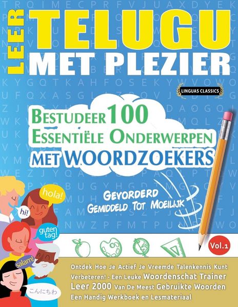 Produktbild: LEER TELUGU MET PLEZIER - GEVORDERD