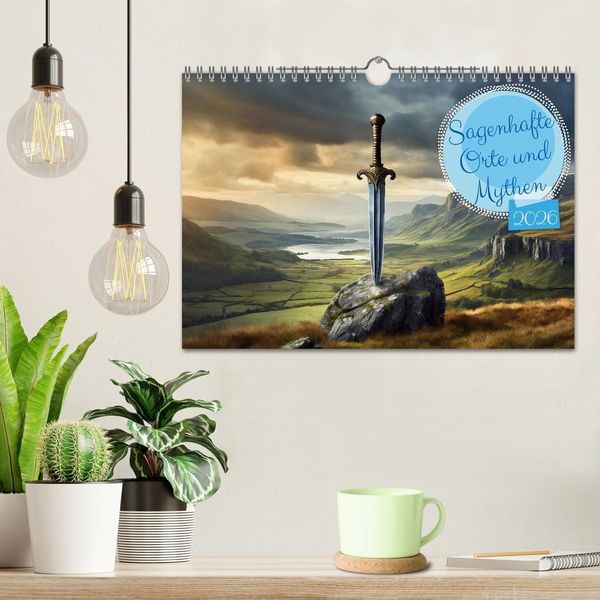 Produktbild: Sagenhafte Orte und Mythen (Wandkalender 2026 DIN A4 quer), CALVENDO Monatskalender